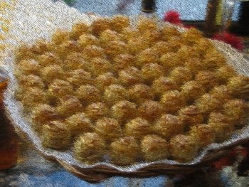 Panellets obra de arte - Los panellets del Viernes Santo